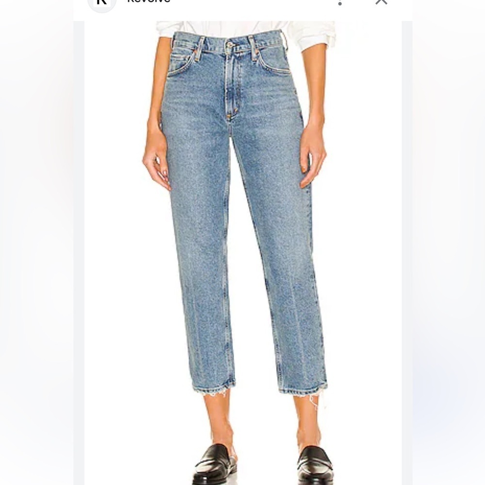 Agolde Jamie Classic High Rise Button Fly  Jeans 31
